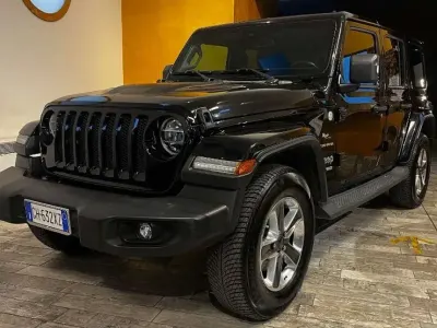 Usata Jeep Wrangler Unlimited Sahara 200 CV (147 kW) 2020 Nero SUV