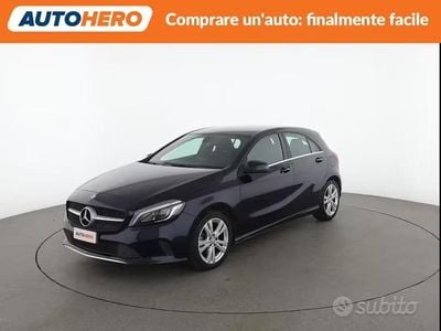 Usata Mercedes A200 136 CV (100 kW) 2017 Blu Berlina