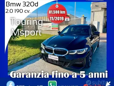 Usata BMW 320 M Sport 190 CV (139 kW) 2019 Nero Station wagon