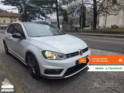 Usata VW Golf VII 110 CV (80 kW) 2016 Bianco Utilitaria