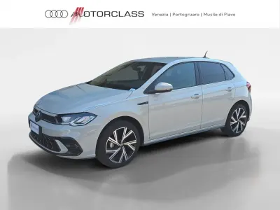 Usata VW Polo R-line 95 CV (69 kW) 2022 Bianco Utilitaria