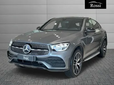 Usata Mercedes GLC220 Premium 195 CV (143 kW) 2019 Bianco diamante metallizzato Coupé