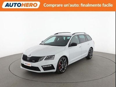 Usata Skoda Octavia RS 244 CV (179 kW) 2019 Bianco Station wagon