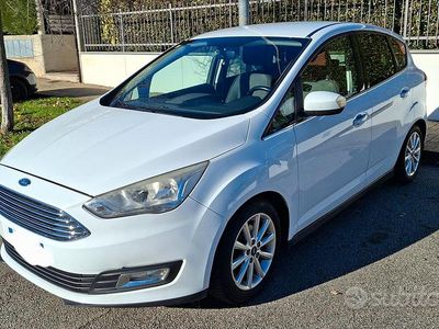Usata Ford C-MAX Titanium 120 CV (88 kW) 2017 Bianco Monovolume
