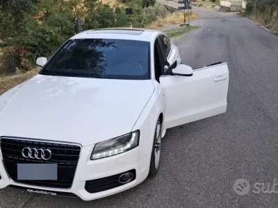 Usata Audi A5 S-Line 239 CV (175 kW) 2009 Bianco Coupé