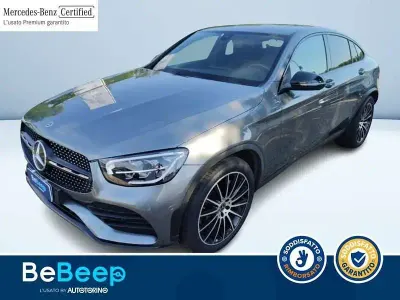 Usata Mercedes GLC220 Premium 194 CV (142 kW) 2022 Grigio scuro metallizzato Coupé