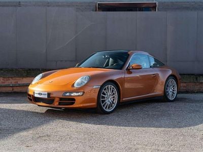 Usata Porsche 997 355 CV (261 kW) 2008 Nordic gold metallic Cabrio
