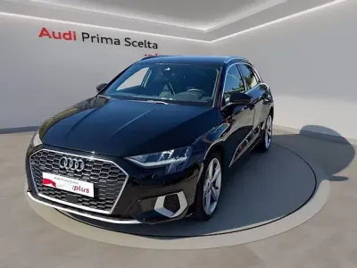 Usata Audi A3 Advanced 150 CV (110 kW) 2022 Nero perla Berlina