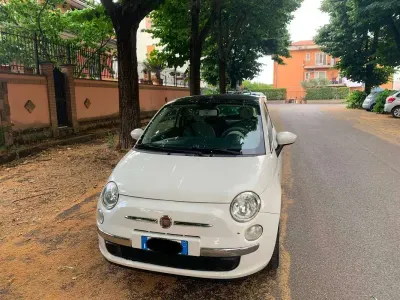 Usata Fiat 500 69 CV (50 kW) 2009 Bianco Cabrio