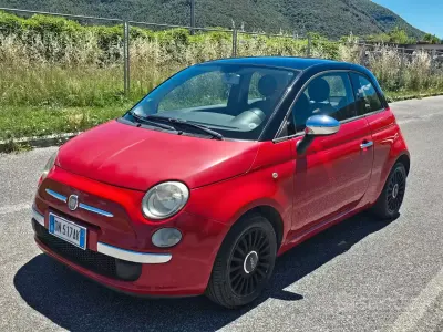 Usata Fiat 500 Pop 69 CV (50 kW) 2009 Rosso Cabrio
