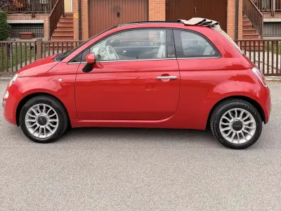 Usata Fiat 500C 69 CV (50 kW) 2012 Rosso Cabrio