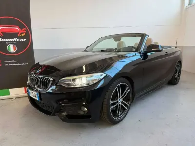Usata BMW 220 M Sport 190 CV (139 kW) 2017 Nero Cabrio