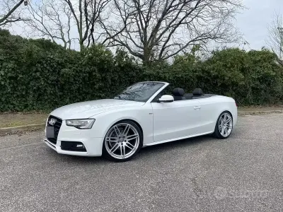 Usata Audi A5 Cabriolet 177 CV (130 kW) 2013 Bianco Cabrio