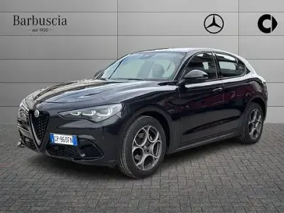 Occasion Alfa Romeo Stelvio Sprint 160 PK (117 kW) 2023 Zwart SUV