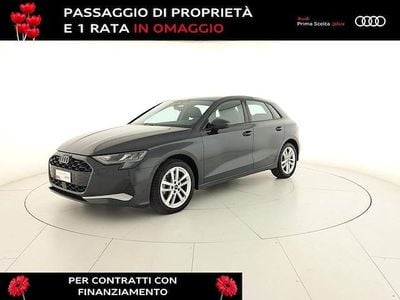 Usata Audi A3 Advanced Plus 150 CV (110 kW) 2024 Grigio manhattan metallizzato Berlina
