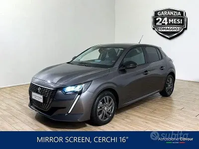 Usata Peugeot 208 Allure 102 CV (75 kW) 2022 Grigio Utilitaria