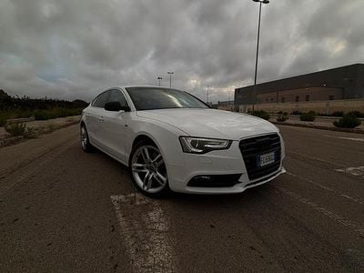 Usata Audi A5 S-Line 177 CV (130 kW) 2013 Bianco Coupé