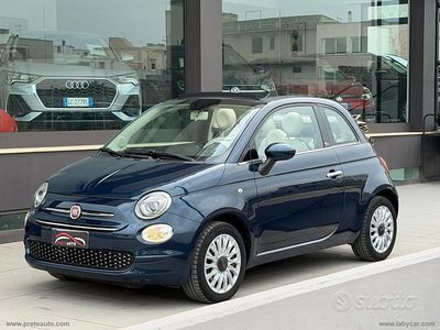 Usata Fiat 500C Lounge 69 CV (50 kW) 2017 Blu Cabrio