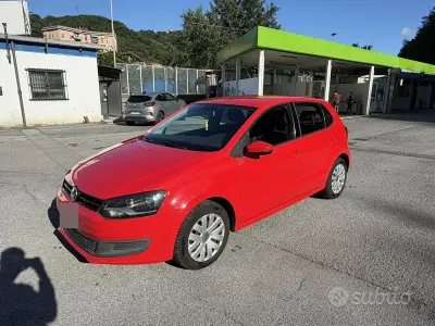 Usata VW Polo Trendline 75 CV (55 kW) 2012 Rosso Utilitaria
