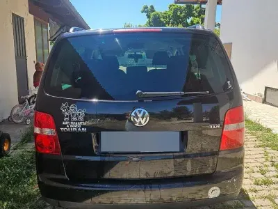 Usata VW Touran 105 CV (77 kW) 2007 Nero Monovolume