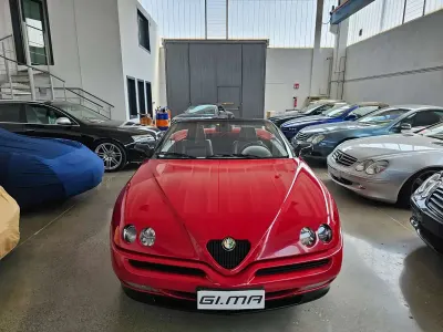 Usata Alfa Romeo Spider Lusso 150 CV (110 kW) 1996 Rosso Cabrio