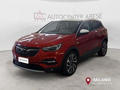 Usata Opel Grandland X Ultimate 131 CV (96 kW) 2019 Rosso con tetto bianco metallizzato SUV