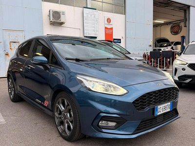 Begagnad Ford Fiesta ST-Line 95 HK (69 kW) 2020 Blå Halvkombi