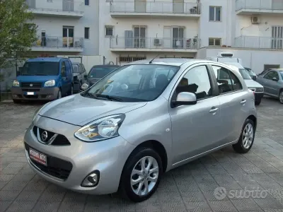 Usata Nissan Micra Acenta 80 CV (58 kW) 2014 Grigio Utilitaria