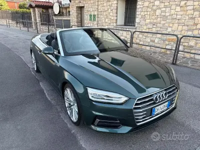 Usata Audi A5 Cabriolet Sport 286 CV (210 kW) 2019 Verde Cabrio