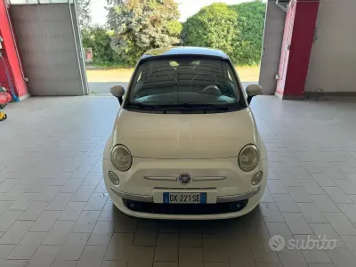 Usata Fiat 500 Lounge 69 CV (50 kW) 2009 Bianco Cabrio