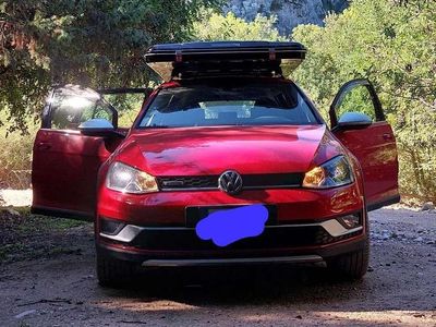 Usata VW Golf Alltrack 110 CV (80 kW) 2016 Rosso Station wagon