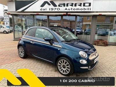 Begagnad Fiat 500C Dolcevita 69 HK (50 kW) 2021 Blå Cab
