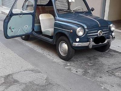 Usata Fiat 600 1960 Blu Utilitaria