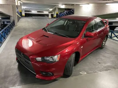 Usata Mitsubishi Lancer 298 CV (219 kW) 2010 Rosso Berlina
