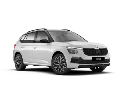 Nuova Skoda Kamiq 150 CV (110 kW) 2026 Bianco luna metallizzato nero tulipano p SUV
