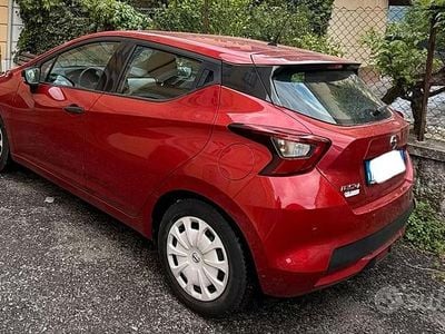 Usata Nissan Micra Acenta 71 CV (52 kW) 2017 Rosso Utilitaria