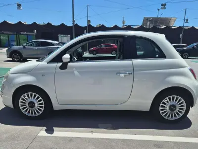 Usata Fiat 500 Lounge 69 CV (50 kW) 2009 Beige Cabrio