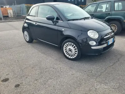 Usata Fiat 500 Lounge 69 CV (50 kW) 2009 Nero Cabrio