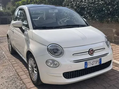 Usata Fiat 500 Lounge 69 CV (50 kW) 2019 Bianco Utilitaria