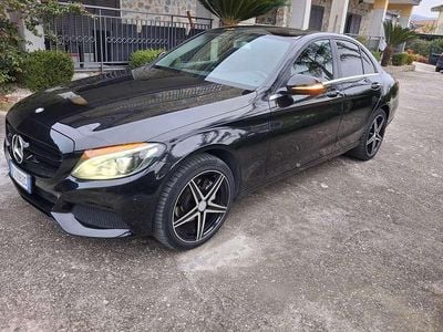 Usata Mercedes C220 Elegance 170 CV (125 kW) 2014 Nero Berlina