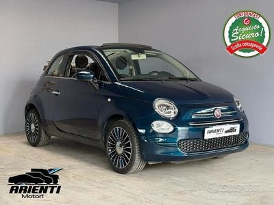Usata Fiat 500C Lounge 69 CV (50 kW) 2018 Blu Cabrio