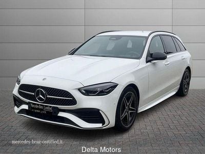 Usata Mercedes C220 AMG Line Premium 197 CV (144 kW) 2023 Bianco Station wagon