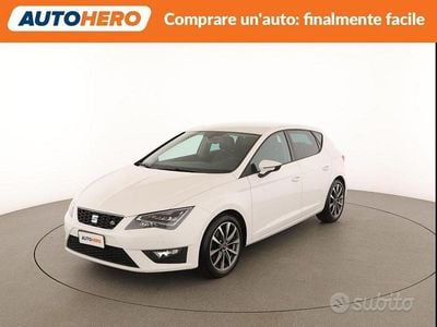Usata Seat Leon FR 150 CV (110 kW) 2015 Bianco Berlina