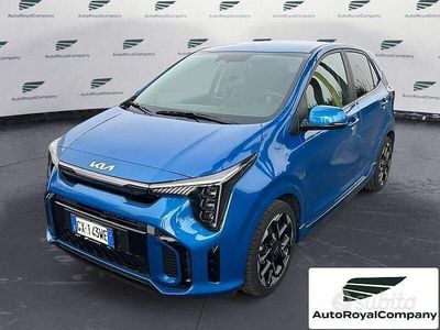 Usata Kia Picanto GT-Line 63 CV (46 kW) 2024 Blu/azzurro Utilitaria