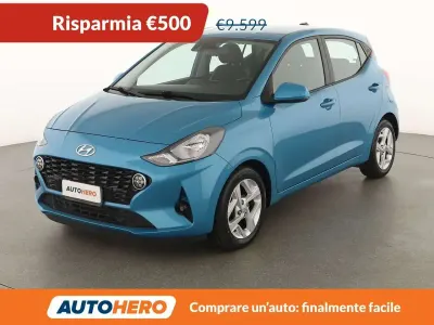 Usata Hyundai i10 67 CV (49 kW) 2020 Blu/azzurro Utilitaria