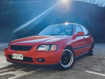 Usata Honda Civic SR 126 CV (92 kW) 1995 Rosso Berlina