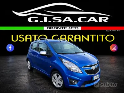 Usata Chevrolet Spark LT 65 CV (47 kW) 2012 Blu Utilitaria