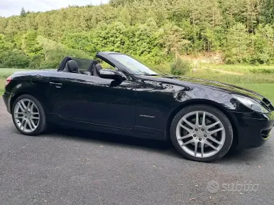 Usata Mercedes SLK200 Chrome 184 CV (135 kW) 2008 Nero Cabrio