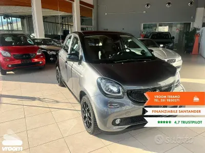 Usata Smart ForFour Prime 71 CV (52 kW) 2016 Grigio Utilitaria