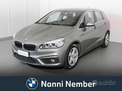 Usata BMW 218 Active Tourer Advantage 150 CV (110 kW) 2017 Platinum silver metallizzato Monovolume